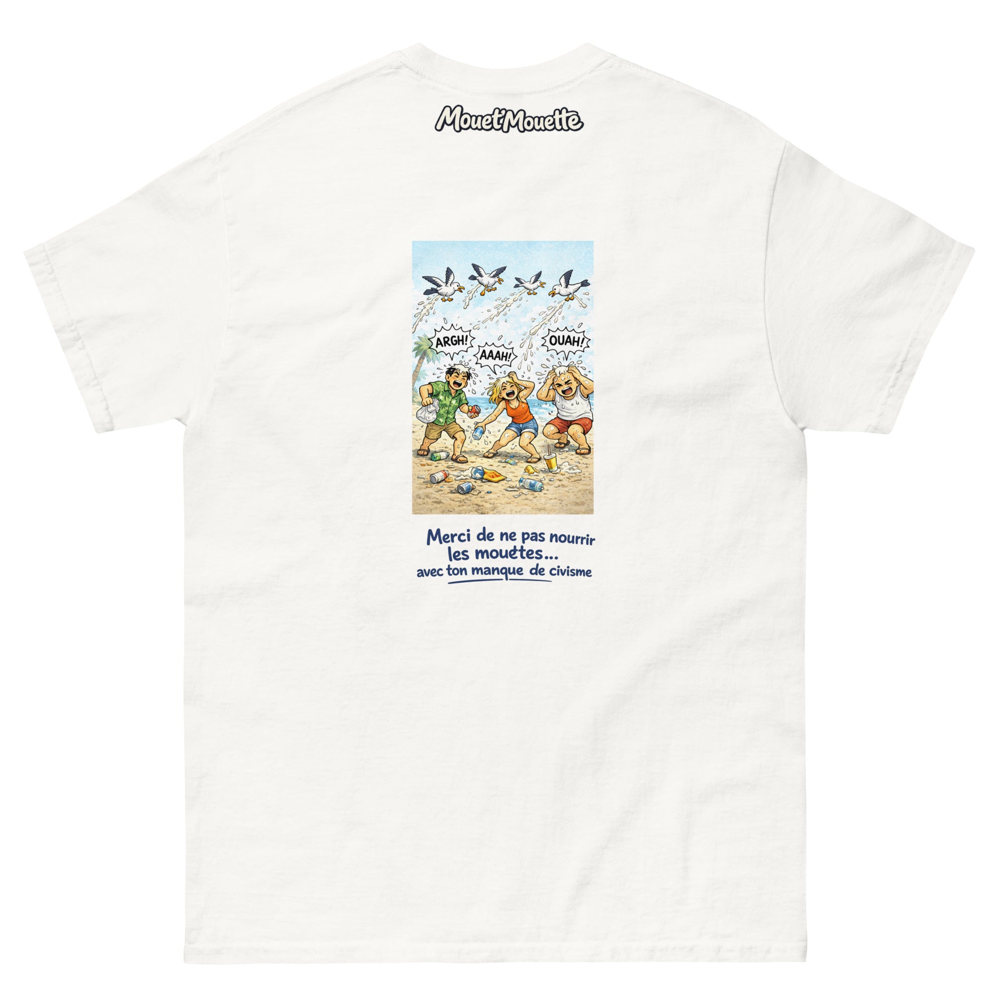 T-shirt Manque de civisme Logo Mouet'Mouette - Mouet'Mouette
